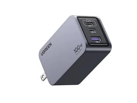 UGREEN Nexode Pro 100W – Cargador GaN de 3 Puertos